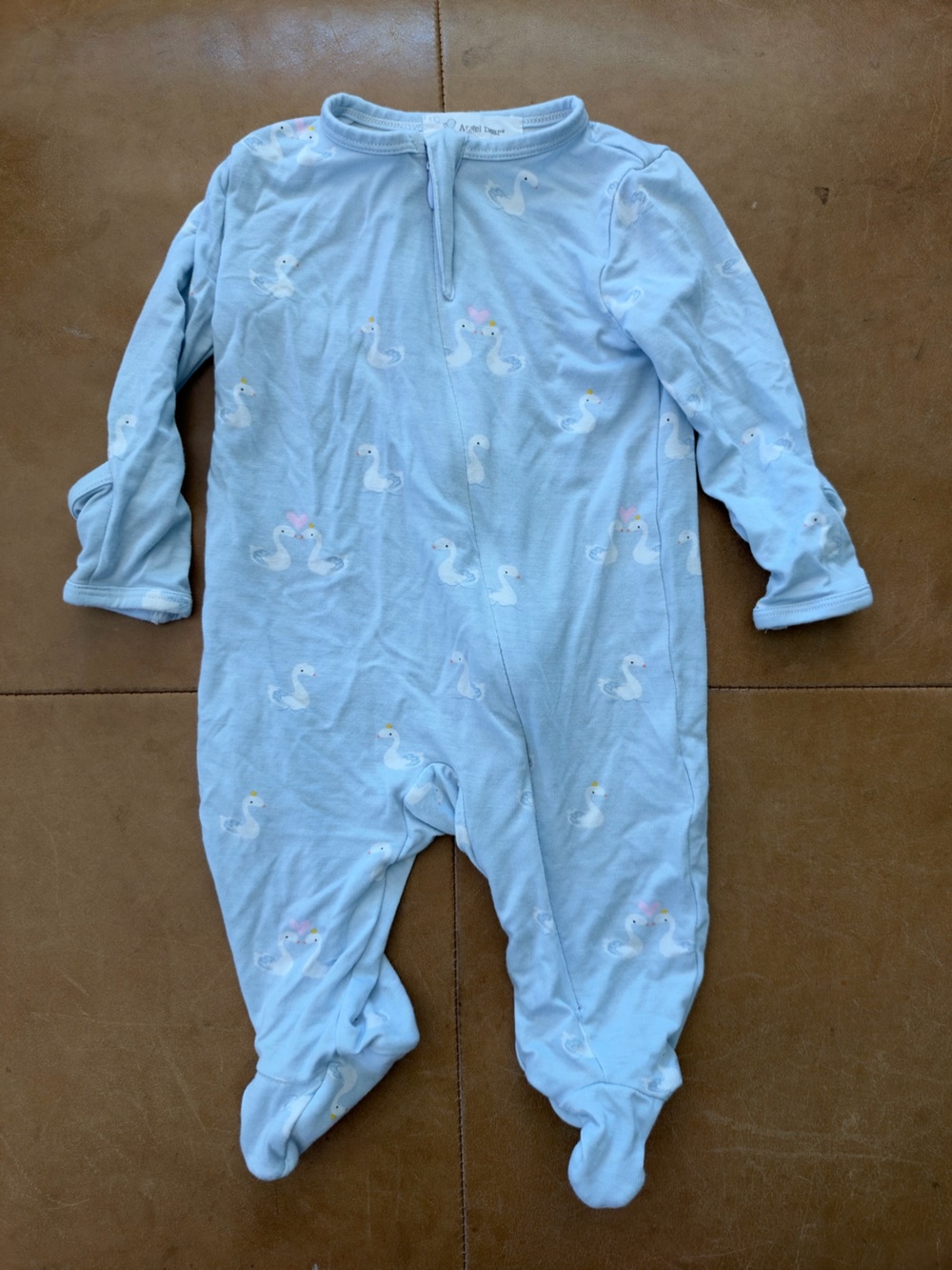 Angel Dear Viscose Bamboo Footie 0-3 M